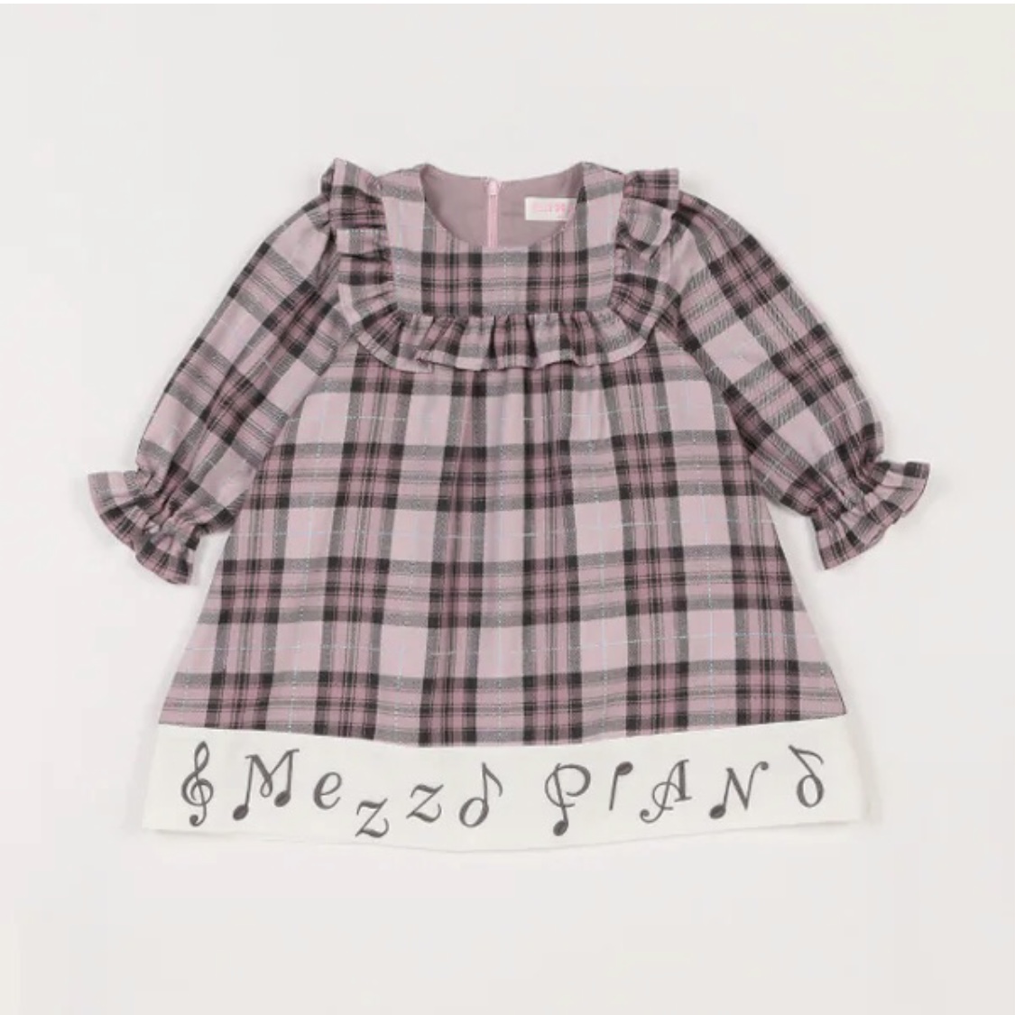 裾ロゴ刺しゅうチェックワンピース🎶 | メゾピアノ | 大丸梅田店公式 SHOP BLOG