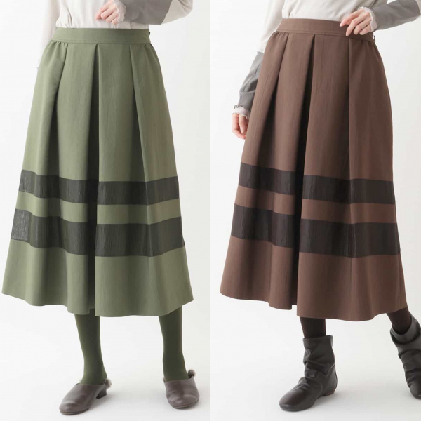 HIROKO BIS＊異素材コンビが素敵なセットアップ＊ジャケットM