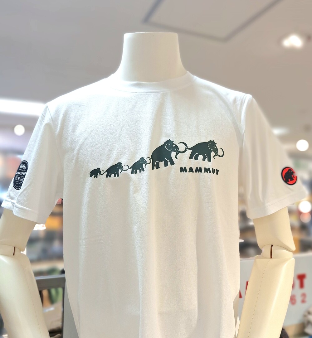 当店人気ブランド🌟MAMMUT🌟好日山荘100周年記念Tシャツを本日より販売開始🎵