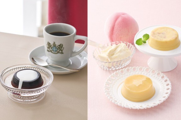 昔ながらの喫茶店メニューに出てくるデザートをイメー ジした「純喫茶デザート」
