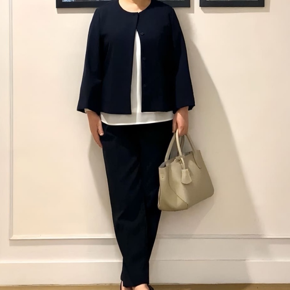 オフィスにも👌´-セレモニー対応パンツスタイル✨‎🤍