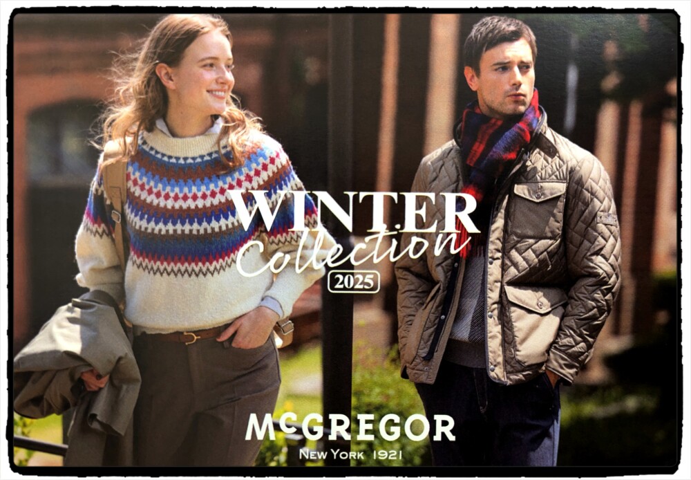 『ウィンターコレクション』開催中！(大丸松坂屋下関店マックレガーショップで利用可能な¥1,000アプリクーポン絶賛配信中！)