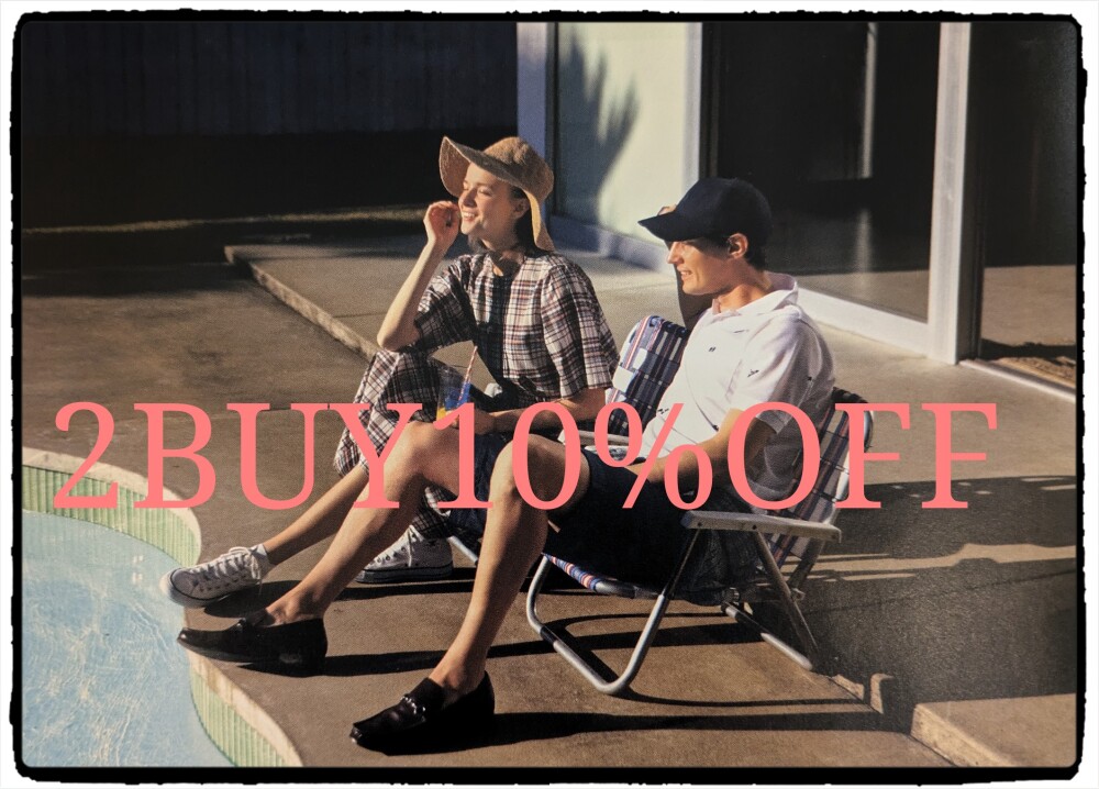 7/19(土)〜21(祝月)　『2BUY10%OFF』
