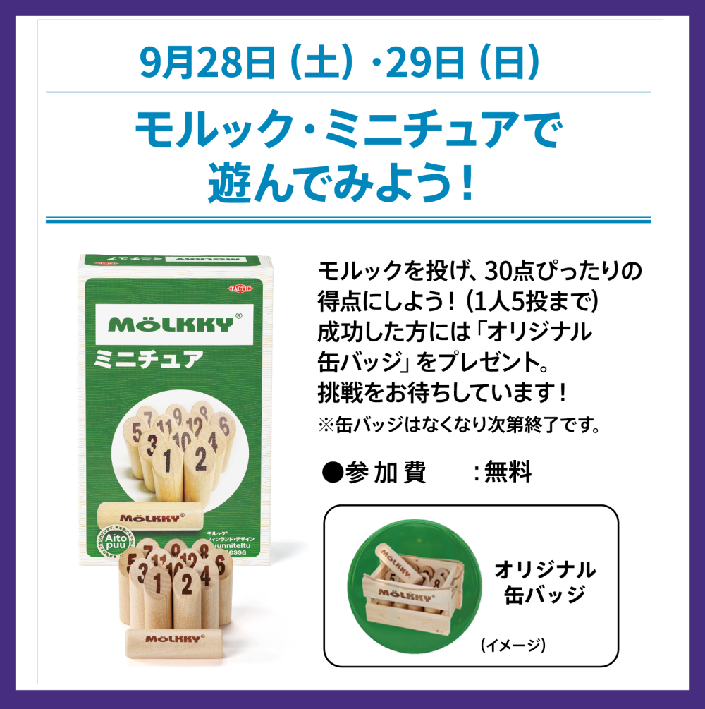 モルック・ミニチュアで遊んでみよう！