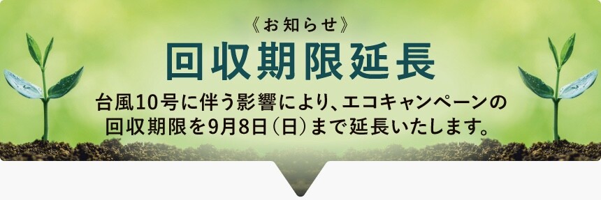 ※⚠️エコキャンペーン延長⚠️※