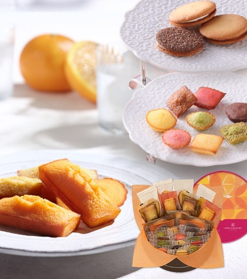 〈アンリ・シャルパンティエ〉季節限定の可愛いBOXです🍊