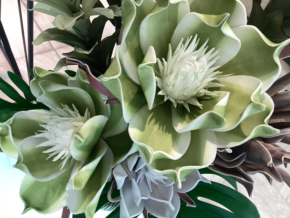 ORIGINAL  GREEN  FLOWER