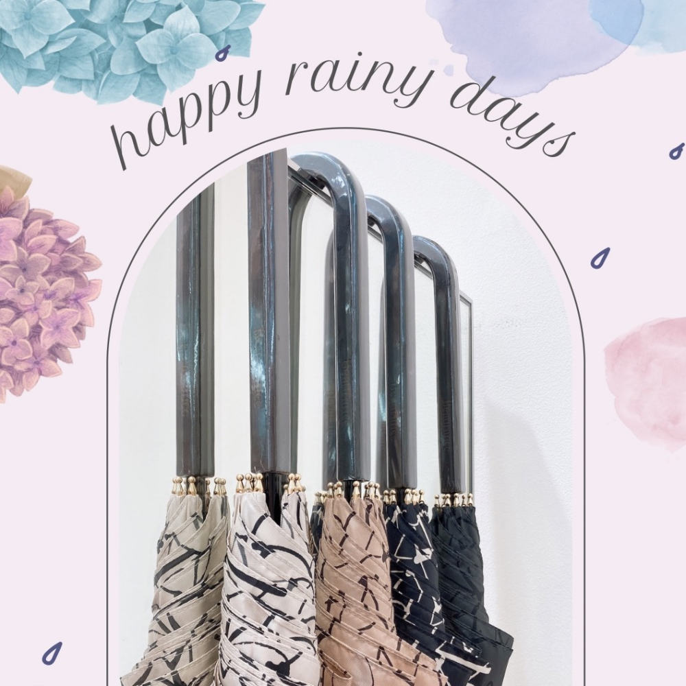 雨の日はお気に入りの傘で