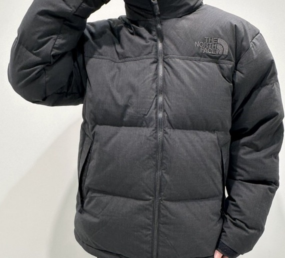 新作のウール素材のキレイ目ダウンジャケット