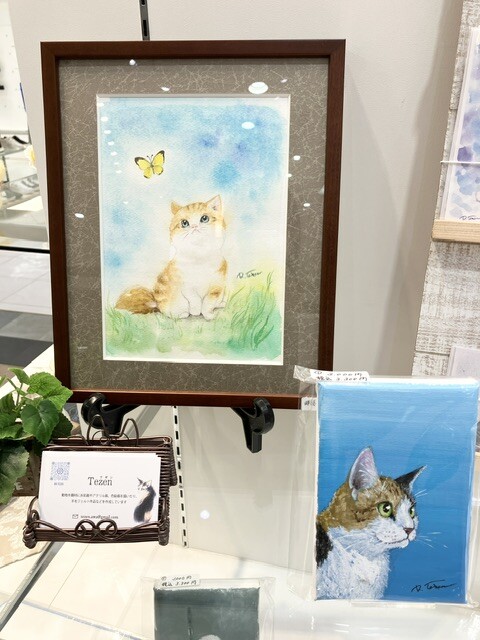 作家たちによる作品展示販売❣