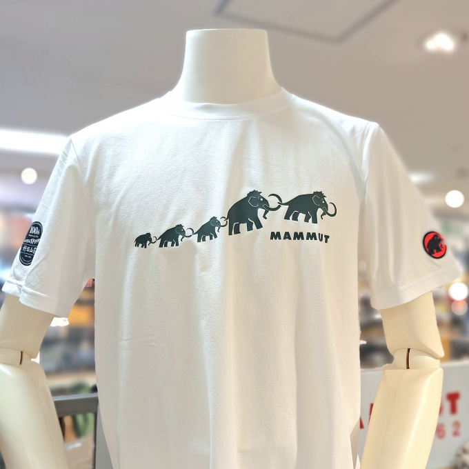 当店人気ブランド🌟MAMMUT🌟好日山荘100周年記念Tシャツを本日より販売開始🎵