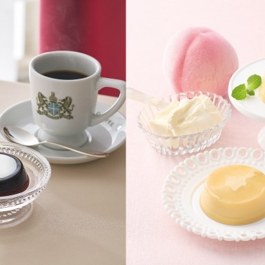 昔ながらの喫茶店メニューに出てくるデザートをイメー ジした「純喫茶デザート」
