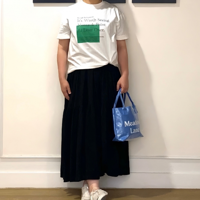 ロゴT×キャミワンピでつくるカジュアルコーデ🍀