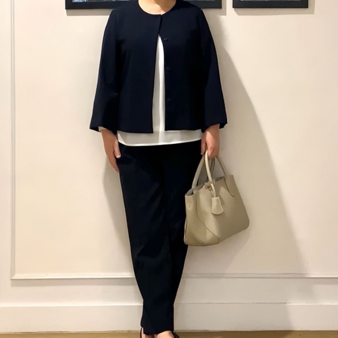 オフィスにも👌´-セレモニー対応パンツスタイル✨‎🤍