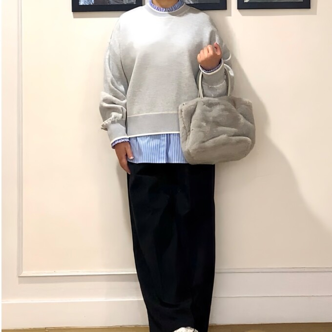 レイヤードで楽しむカジュアル秋コーデ👟