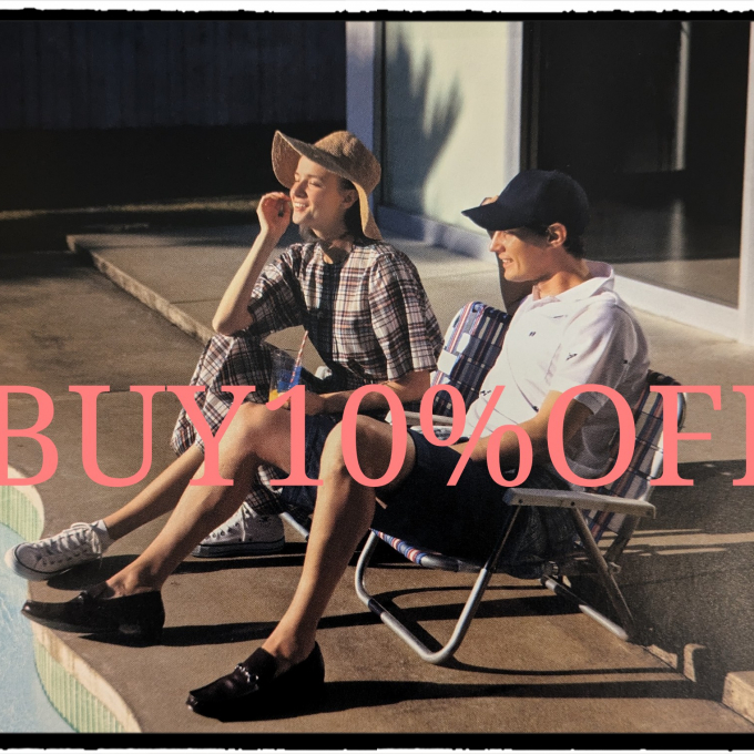 7/19(土)〜21(祝月)　『2BUY10%OFF』