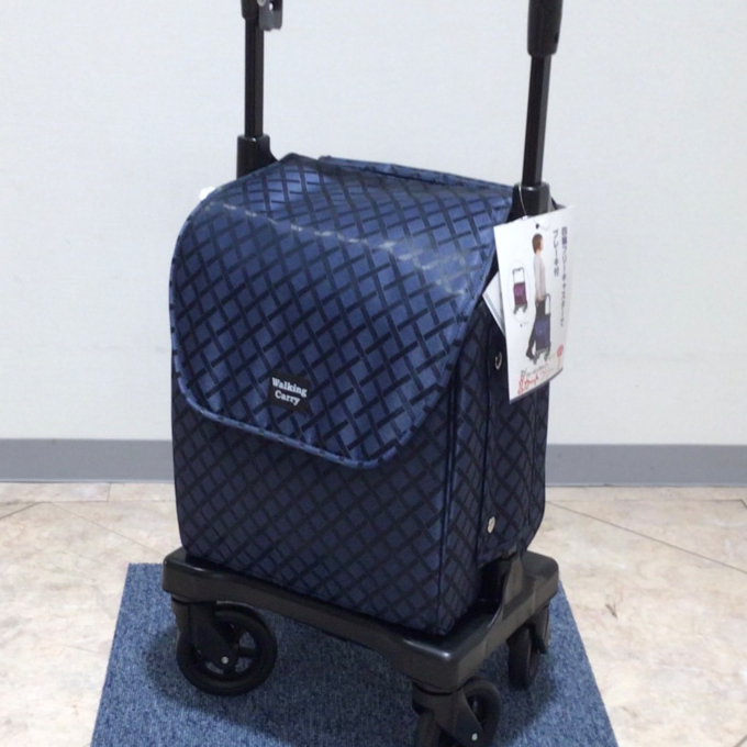 お買い物に便利❣️“ブレーキ付き横押しショッピングカート”