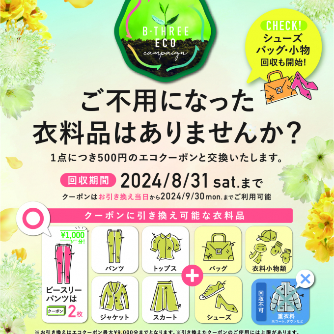 ✨🌱エコキャンペーン🌱✨
