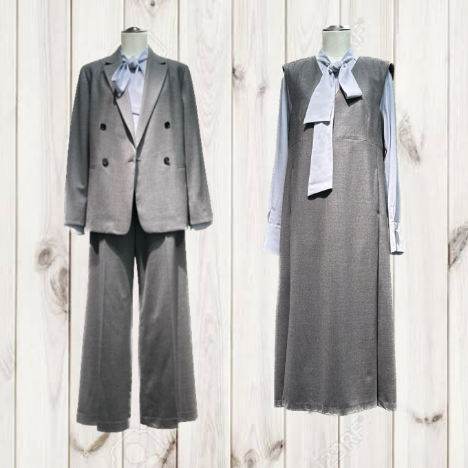 【お仕事やセレモニーに】フラノセットアップ