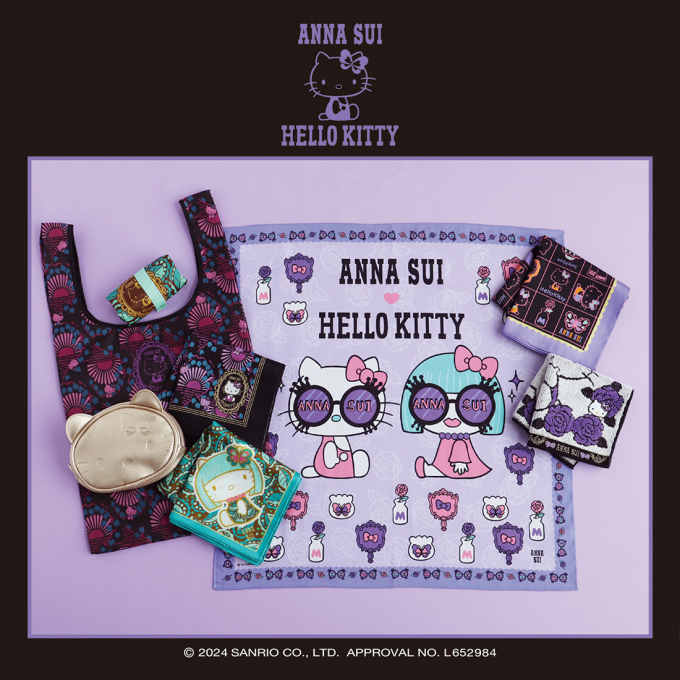 「ハローキティ」生誕５０周年を記念して、ANNA SUIとのコラボレーションアイテムを発売！