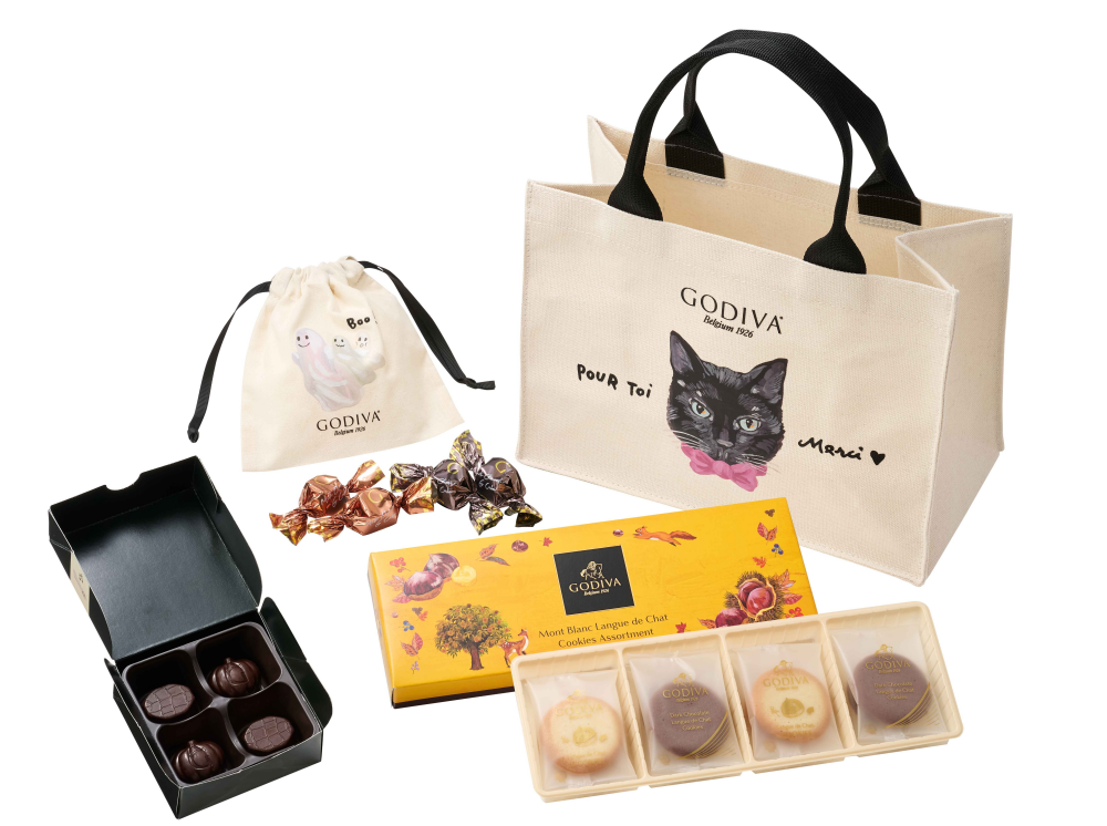 【🌟数量限定‼️🌹🐈‍⬛９/９（水）販売スタート❣️‼️】ゴディバ ブラックキャット コレクション ハロウィン パーティセット
