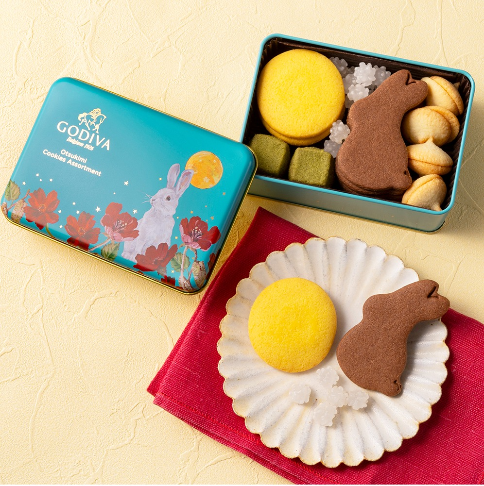 【✨秋の限定❣️クッキー缶✨】🌕🐇お月見 クッキーアソートメント