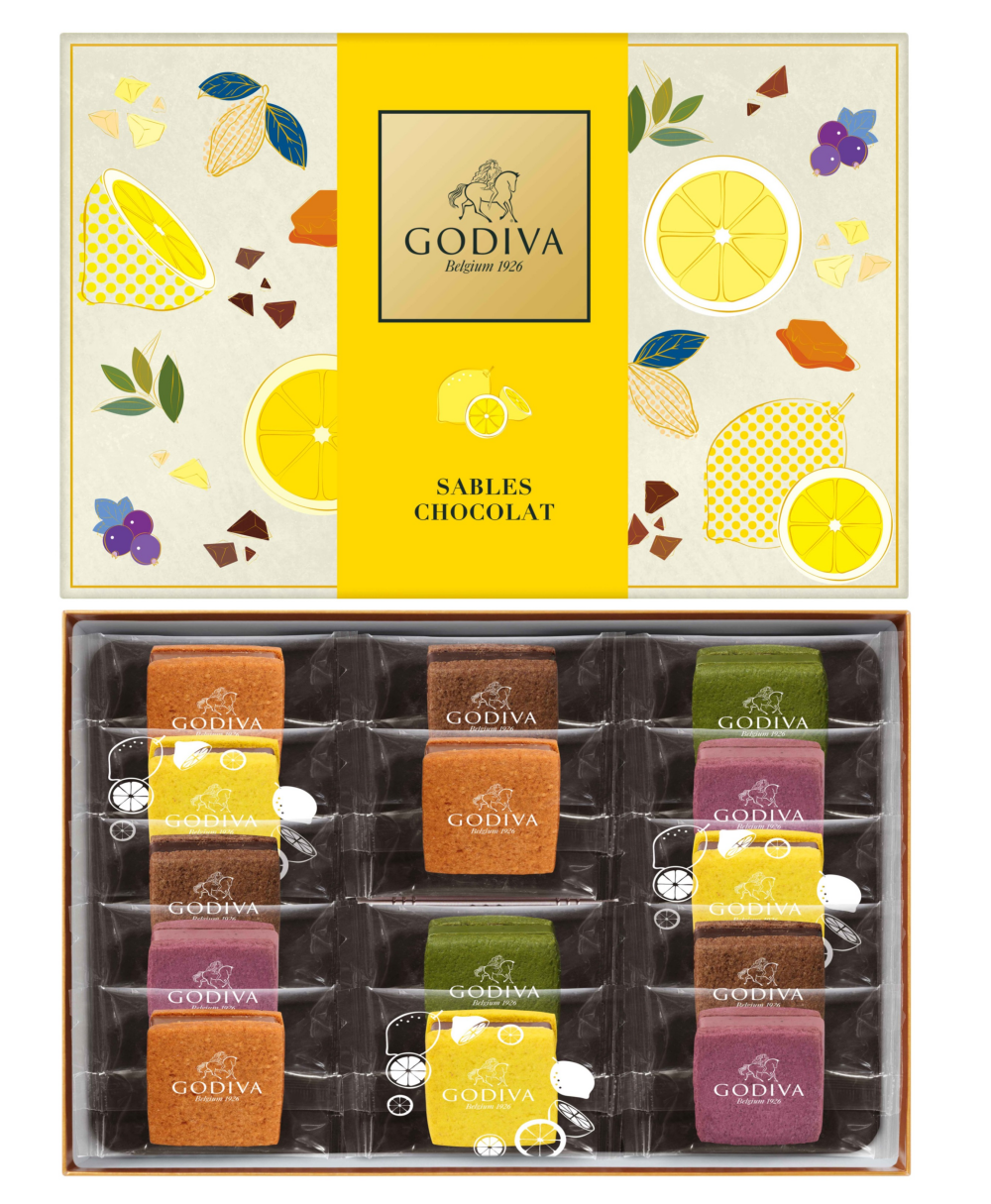 《GODIVA》🍋GWの手土産好適品♪🍋サブレショコラ 瀬戸内レモン アソートメント