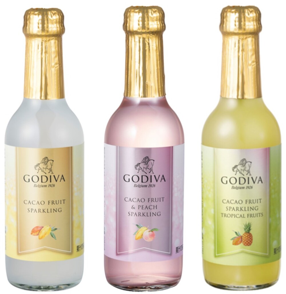 《GODIVA》【✨希少✨数量限定‼️今年は3種‼️】カカオフルーツ スパークリング‼︎