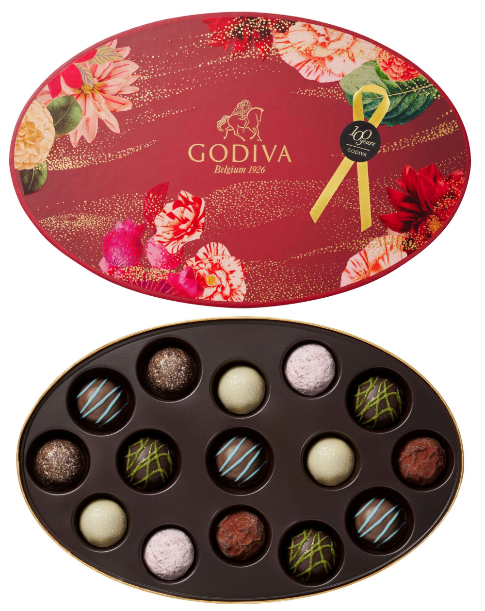 【🌹GODIVA 100周年記念商品🌹】🎨100周年 シェフ meets アート トリュフ コレクション💝