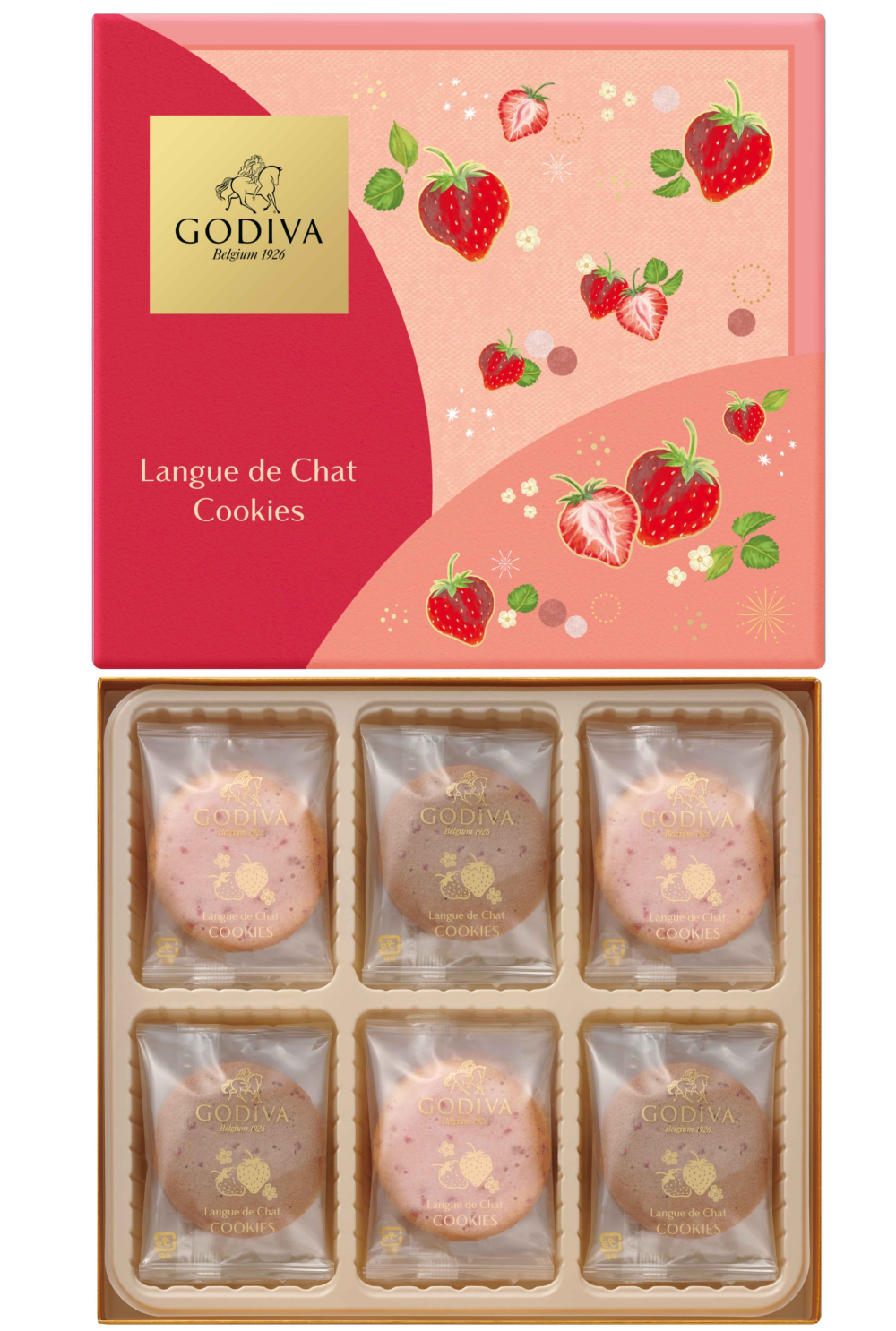 《GODIVA》🍓春の人気商品🍓あまおう苺ラングドシャクッキー