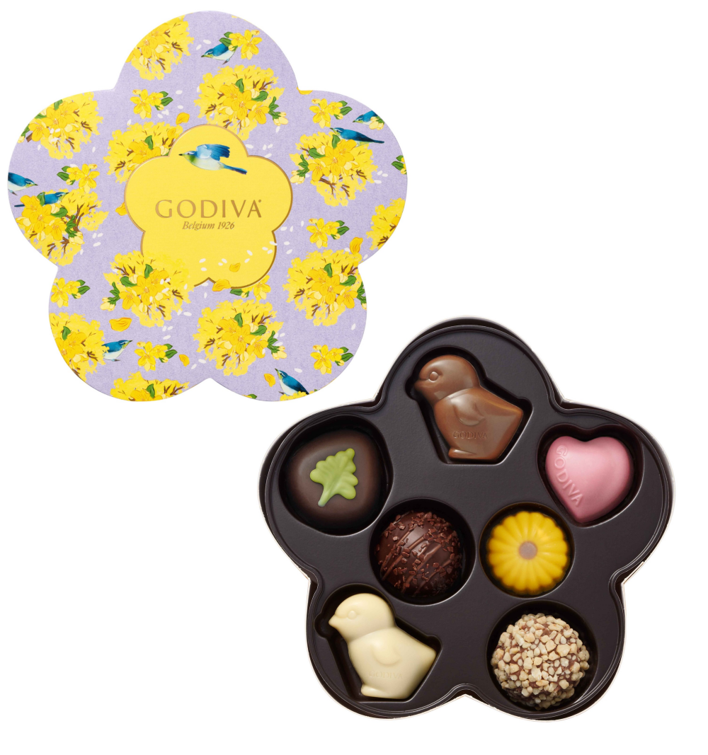 〈GODIVA〉色とりドリ！？のチョコレートがお楽しみいただける🐤羽ばたく春 アソートメント
