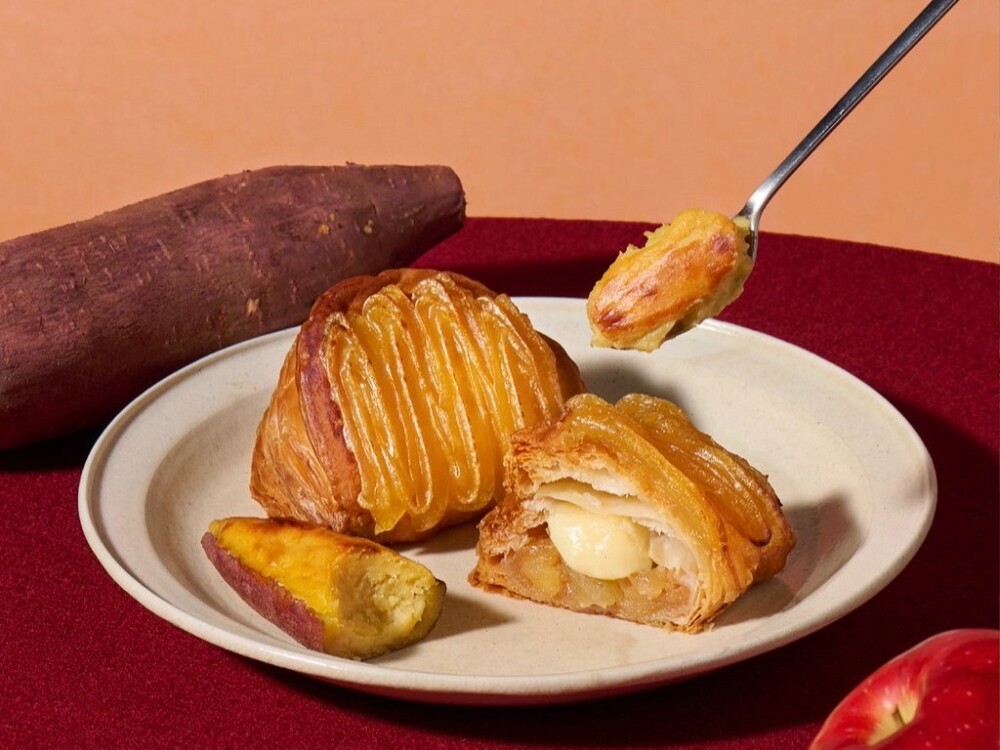 【BtS】🍠秋限定デザートパイ！スイートポテトパイ🍎