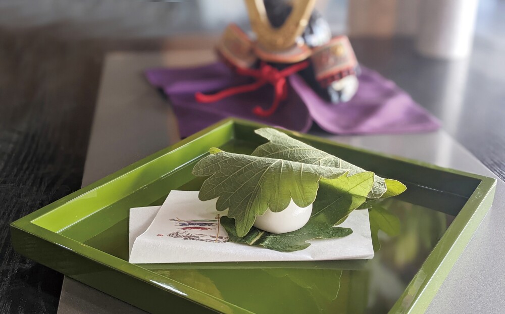 GWの「こどもの日」に柏餅 🎏