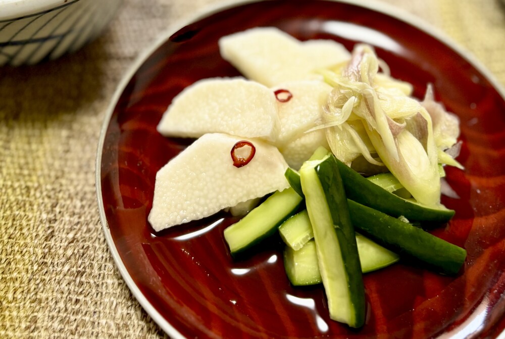 夏野菜でさっぱり酢の物