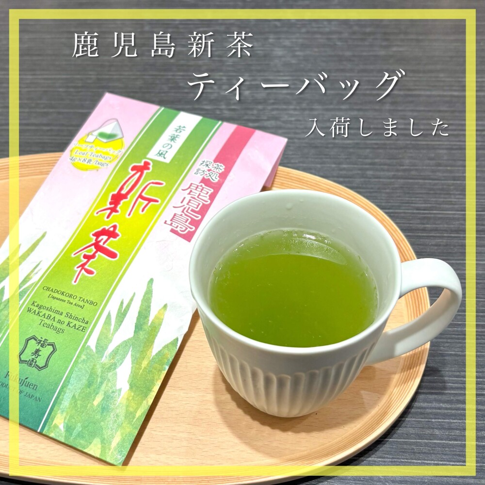 【入荷】鹿児島新茶 ティーバッグ🍵