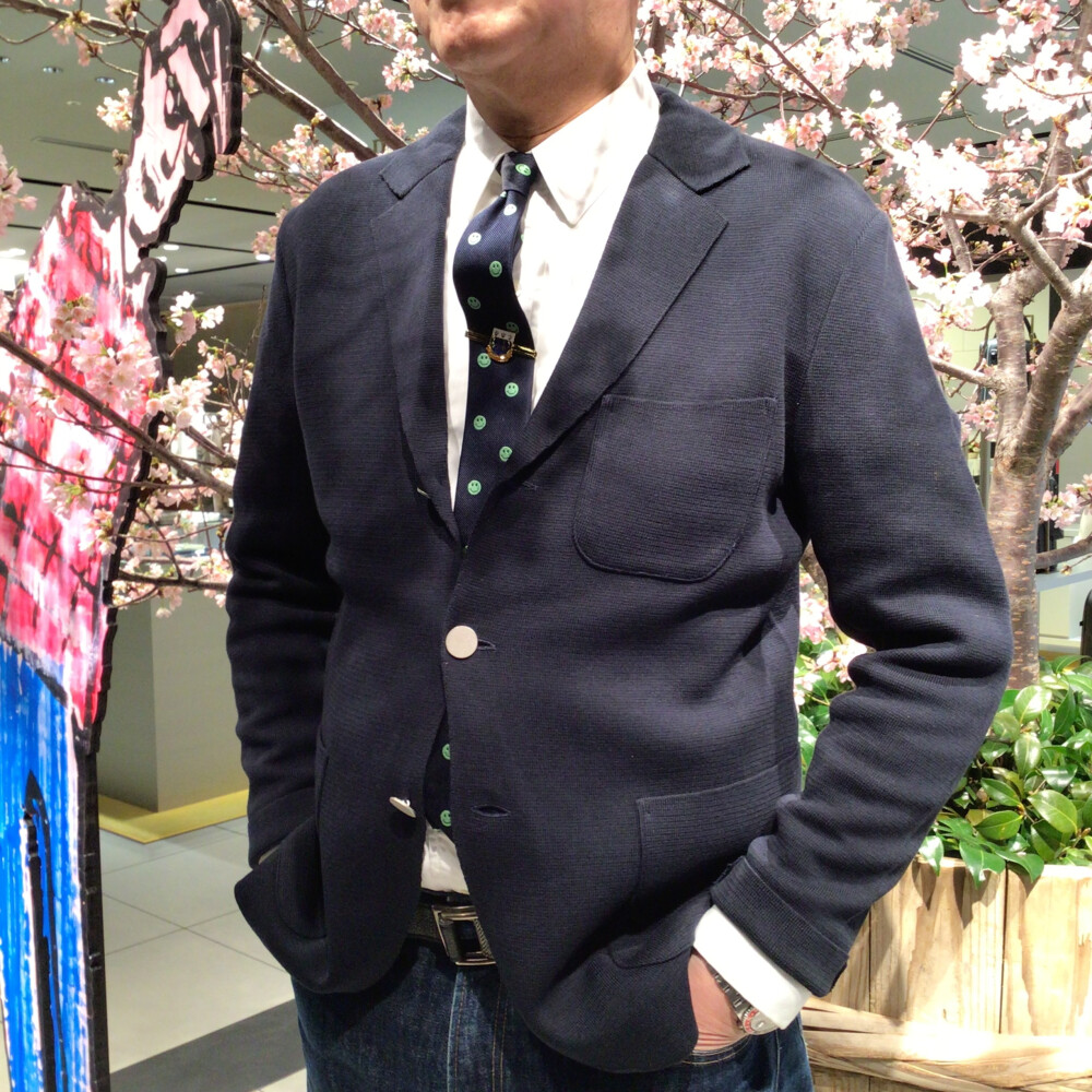 春のニットジャケット🌸