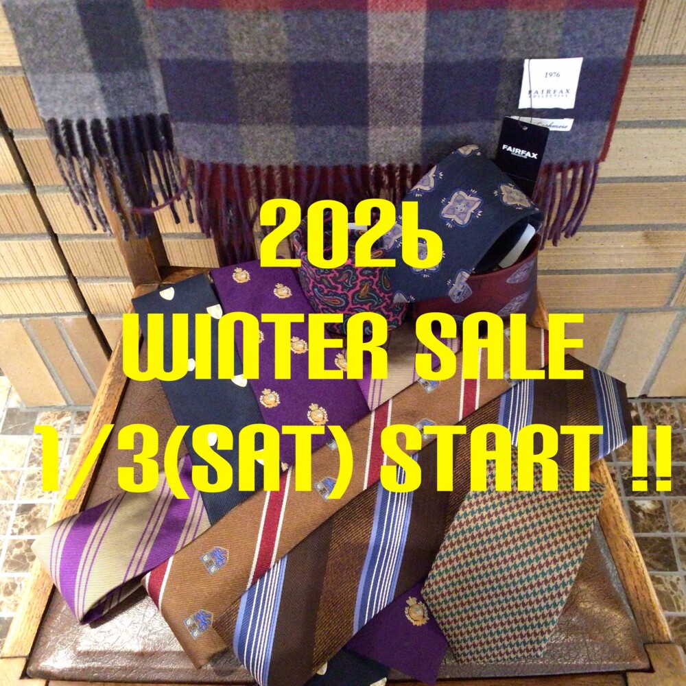 【FAIRFAX】1/3 Winter Sale Start !!