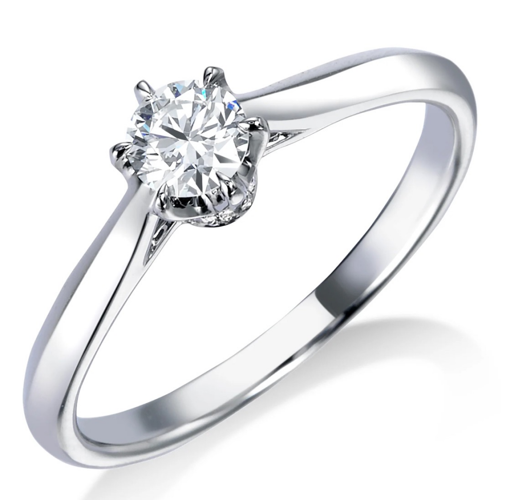 〈ロイヤル・アッシャー〉エンゲージリング
