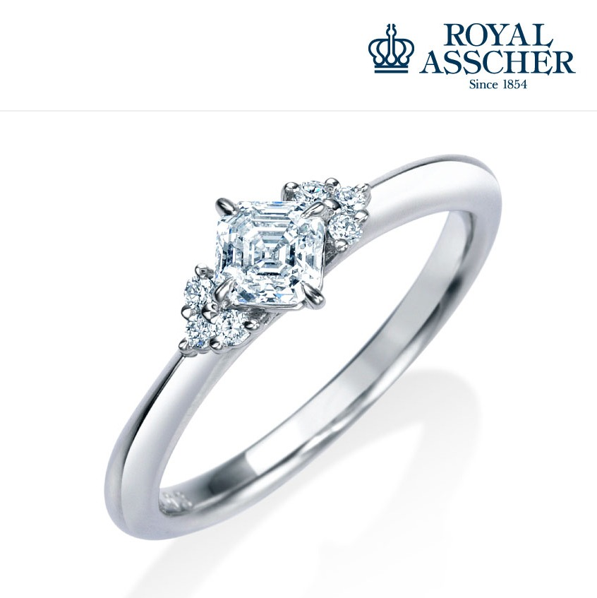 エンゲージリング💍ロイヤル・アッシャー・カット のご紹介
