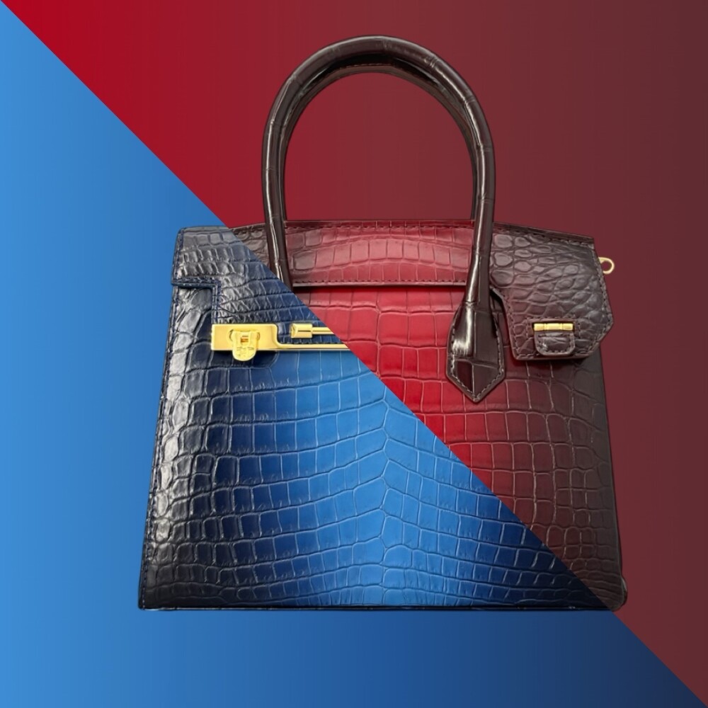 【クロコダイル専門店】ヒマラヤクロコの染色をご紹介