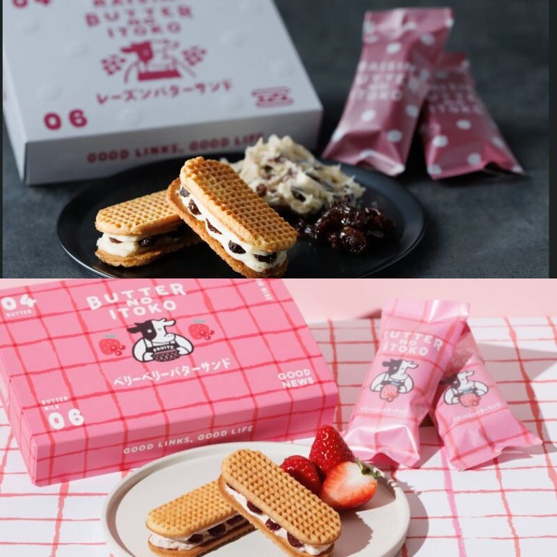 紅茶に合わせたい🫖🌿🍓フルーツバターサンドシリーズ🍇