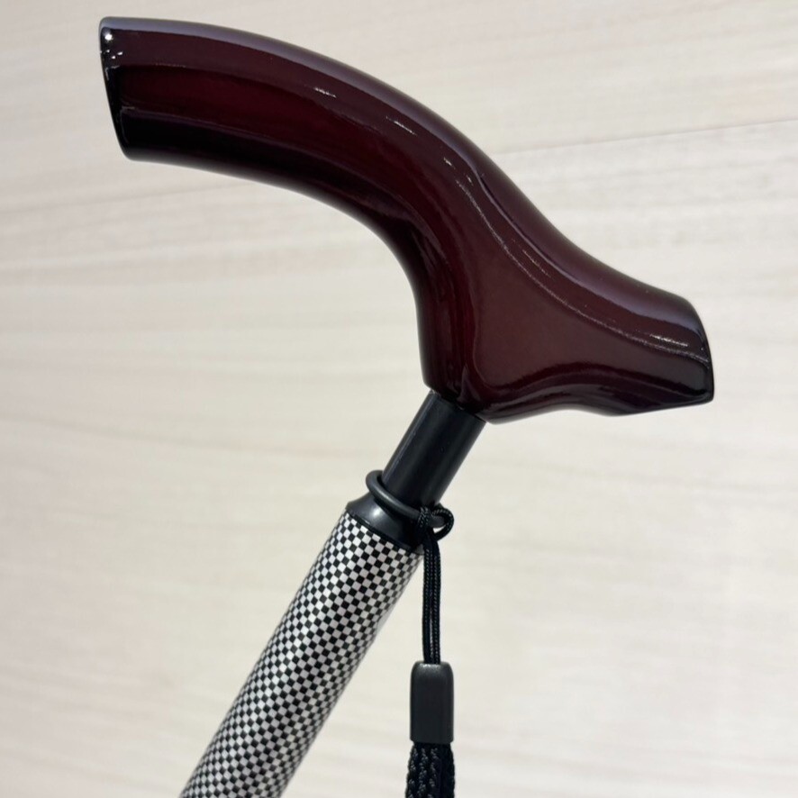 🪵天然木グリップ×英国式デザイン🫖伸縮ステッキ・杖