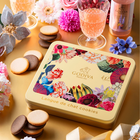 GODIVA〉の🌹100周年を華やかに🥂【限定商品】100周年 ラングドシャ