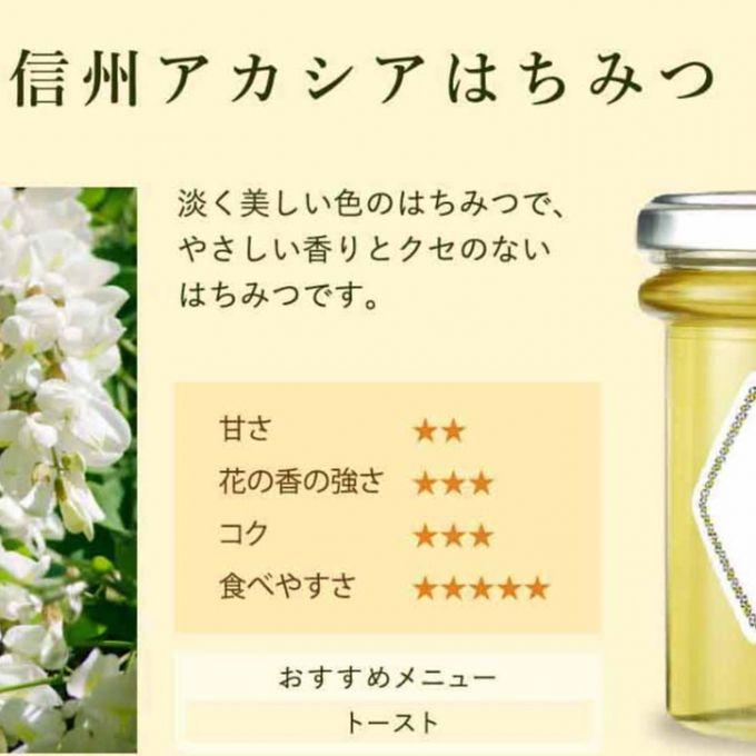 【はなのみ】信州アカシアはちみつ 🐝新蜜🐝