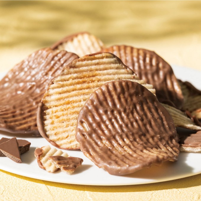 💖ポテトチップス チョコレート ミルク