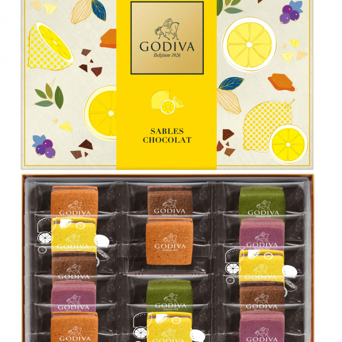 《GODIVA》🍋GWの手土産好適品♪🍋サブレショコラ 瀬戸内レモン アソートメント