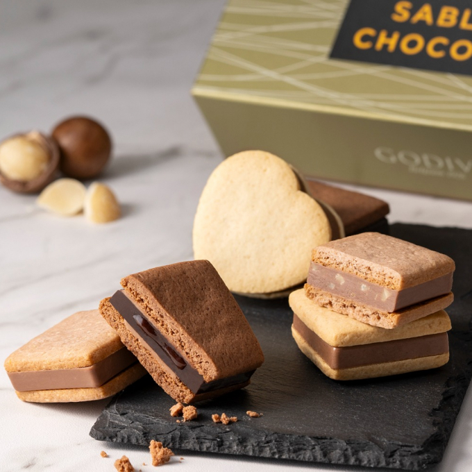 〈GODIVA〉✨伝統のチョコレートをサブレの定番に🌹💝　サブレショコラ