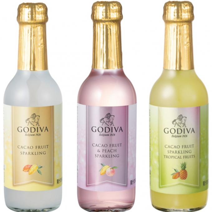《GODIVA》【✨希少✨数量限定‼️今年は3種‼️】カカオフルーツ スパークリング‼︎