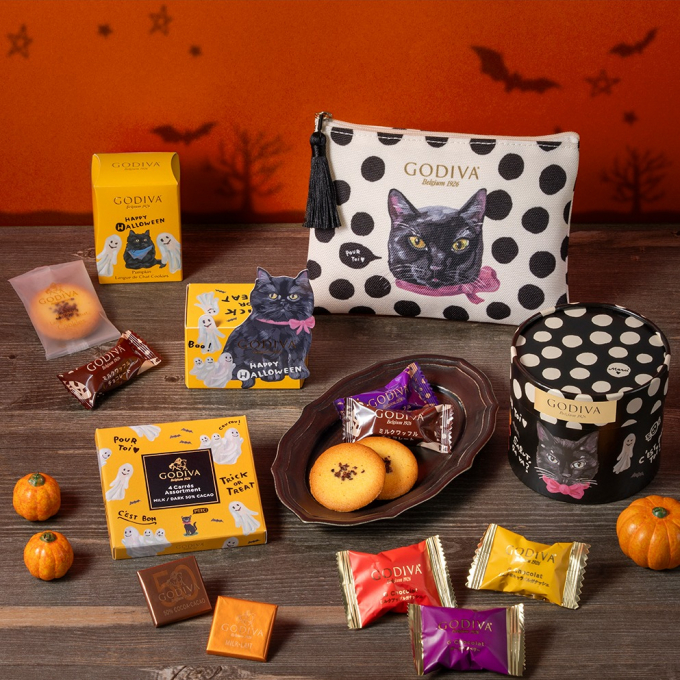 【🎃期間限定🐈‍⬛🍫】ゴディバ ブラックキャット コレクション 🐈‍⬛👻