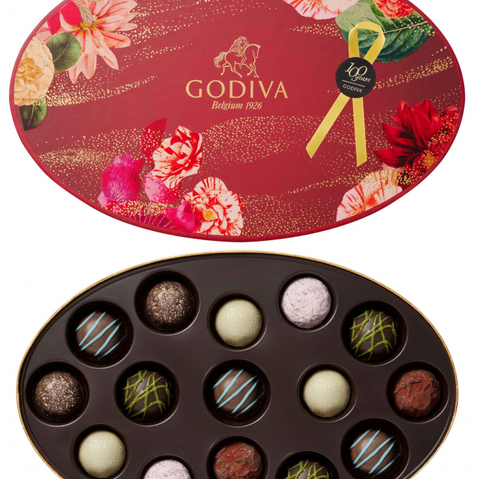 【🌹GODIVA 100周年記念商品🌹】🎨100周年 シェフ meets アート トリュフ コレクション💝